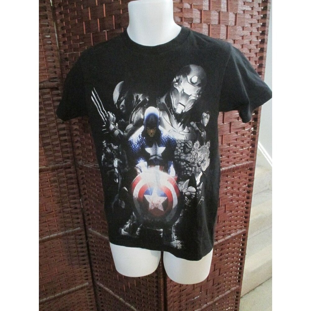 Marvel Mad Engine T shirt Captain America Avengers Adult Small